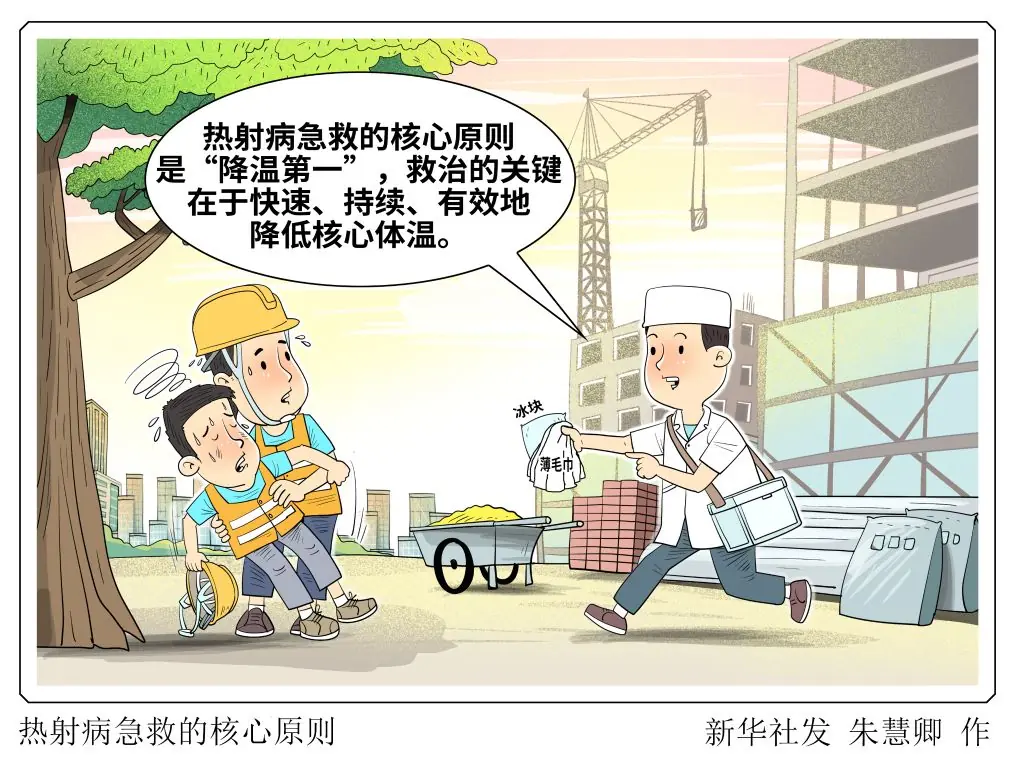 热射病示意图